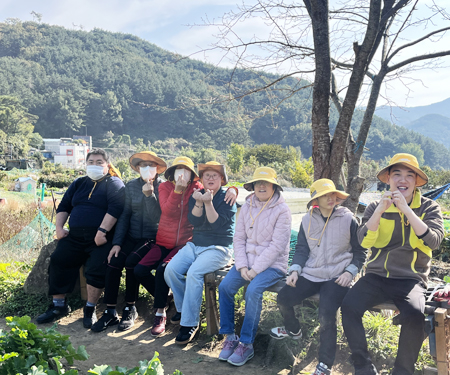 고구마캐기 체험 활동
