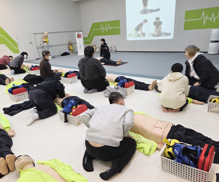 119 안전체험관 심폐소생술 체험