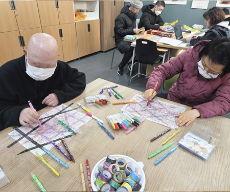 모자이크테이프 미술 활동 